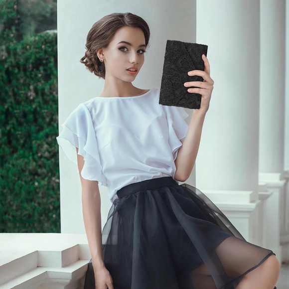 Evening Bag Lace Clutch Purse for Women Formal Elegant Envelope Wedding - Picture 2 of 10